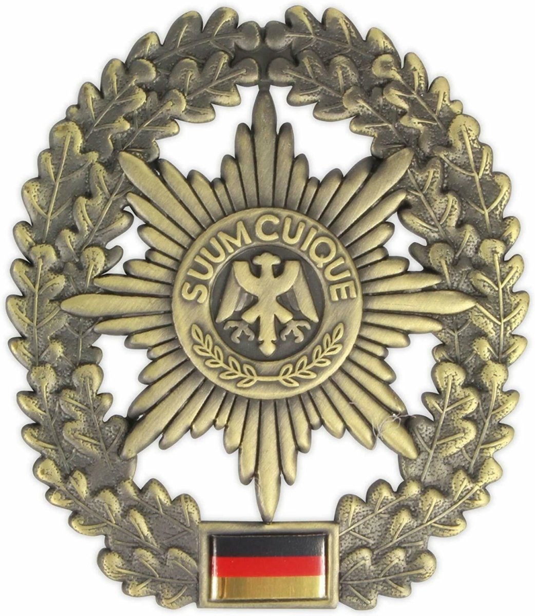 Prawdziwa armia niemiecka beret insygnia odznaka cockade policja wojskowa feldjagertruppe