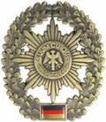 Prawdziwa armia niemiecka beret insygnia odznaka cockade policja wojskowa feldjagertruppe