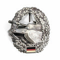 Oryginalna armia niemiecka BW Panzer Buret Insignia Badge Tanker Cockade Panzertruppe