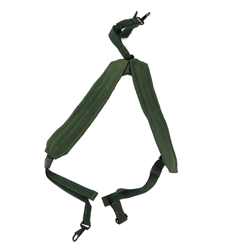 U.S army belt Y-Strap suspenders LC-2 Alice webbing load gear 4 metal attaching hooks one size vintage belt